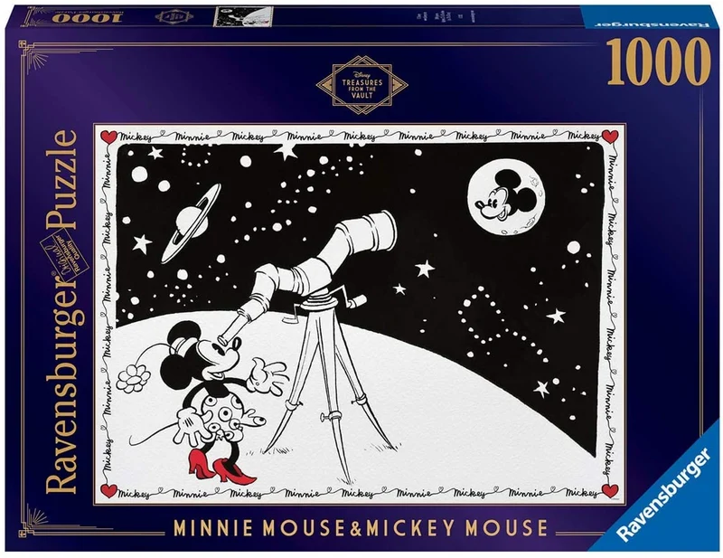 PFG Ravensburger Disney Vault - Minnie and Mickey Sweethearts (Usage/Used - PUZZLES FOR GOOD)