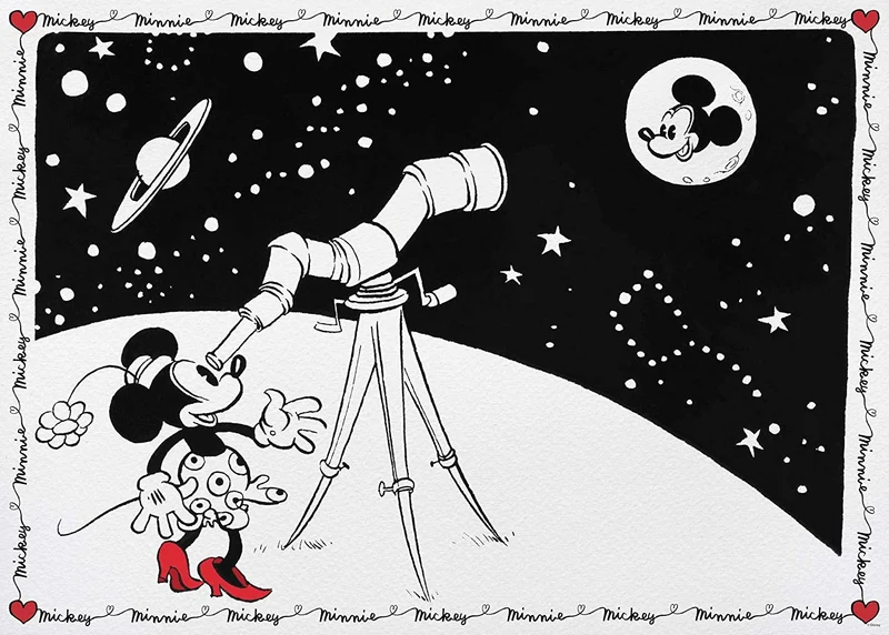 PFG Ravensburger Disney Vault - Minnie and Mickey Sweethearts (Usage/Used - PUZZLES FOR GOOD)
