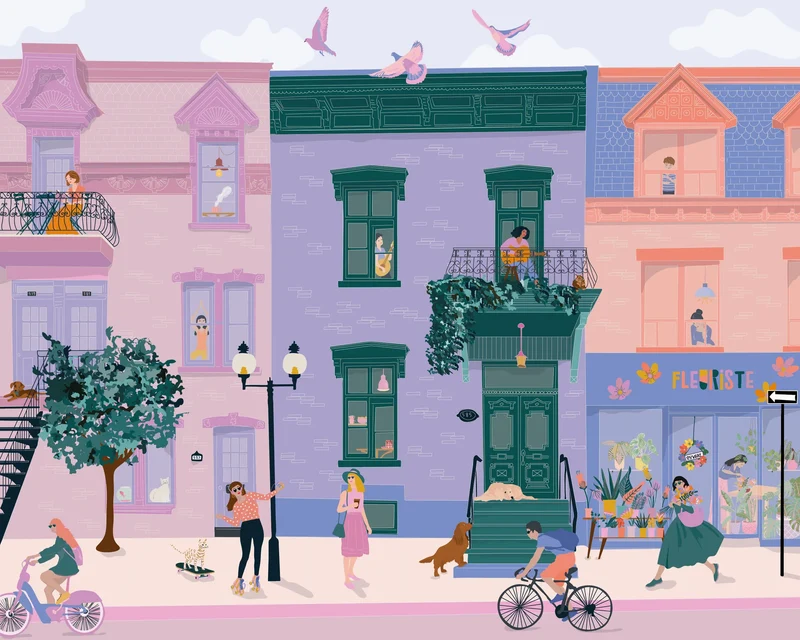 PFG Spring Morning in the City (Usage/Used - PUZZLES FOR GOOD)