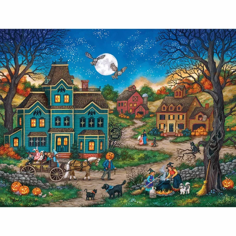 PFG Witches Brew, Bonnie White (1000pcs) (Usage/Used - PUZZLES FOR GOOD)