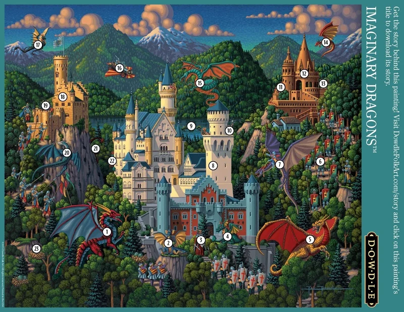 Dowdle Imaginary Dragons (300pcs)