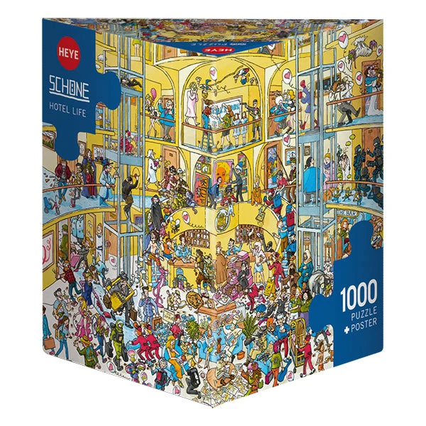 PFG Hotel Life, Schöne (Triangular Box) (1000pcs) (Usage/Used - PUZZLES FOR GOOD)