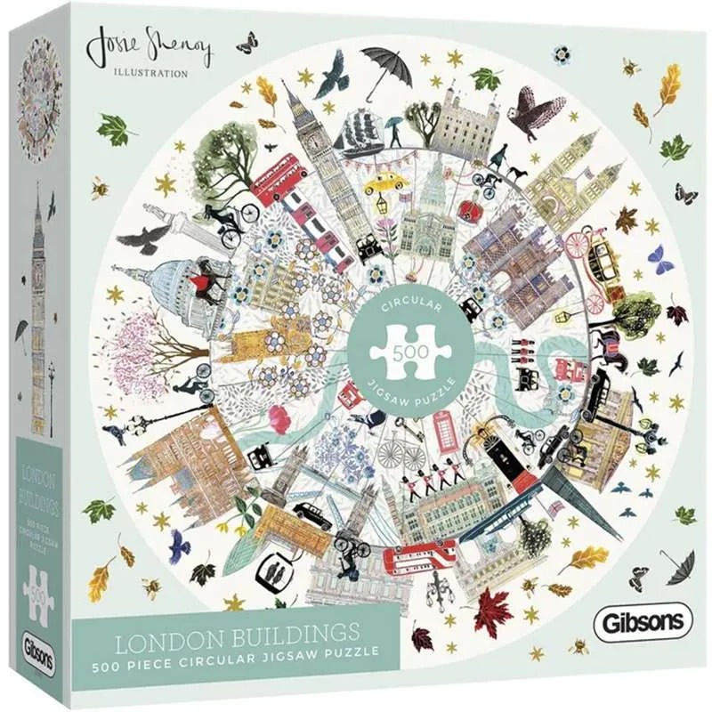 Buildings of London (500pcs) (ROUND)