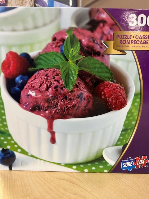 PFG Blueberry Ice Cream (Usage/Used - PUZZLES FOR GOOD)
