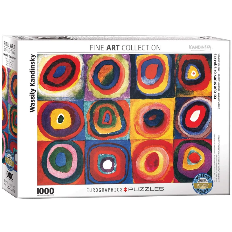 PFG Colour Study of Squares, Wassily Kandinsky (Usage/Used - PUZZLES FOR GOOD)