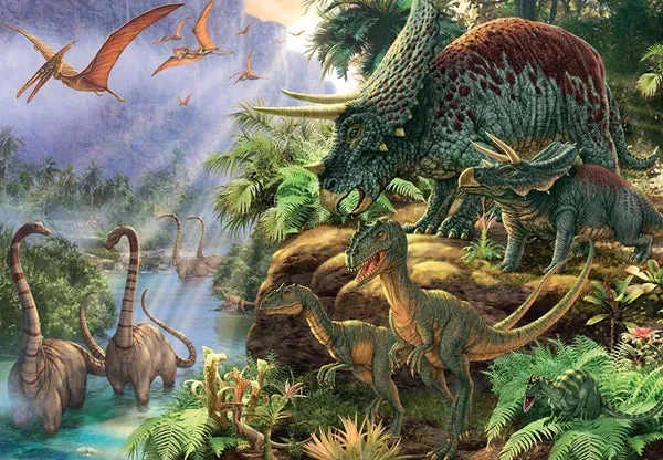 PFG Diinosaur Valley, Steve Read (1000pcs) (Usage/Used -PUZZLES FOR GOOD)