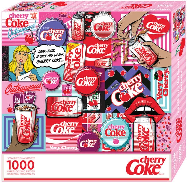PFG Coca-Cola Cherry Coke (1000pcs) (Usage/Used - PUZZLES FOR GOOD)