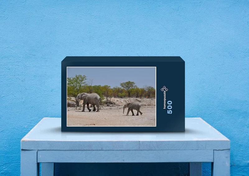 80060 Natur - Elefantenfamilie Puzzle