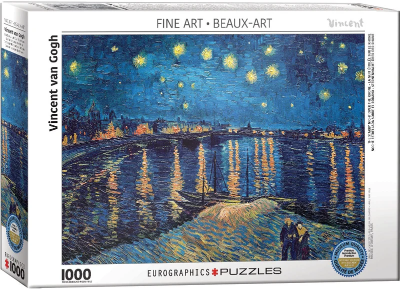 PFG Fine Art: The Starry Night Over The Rhone, Vincent van Gogh (Usage/Used - PUZZLES FOR GOOD)