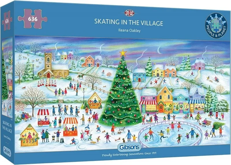 Skating in the Village (636pcs) (PANORAMIC)