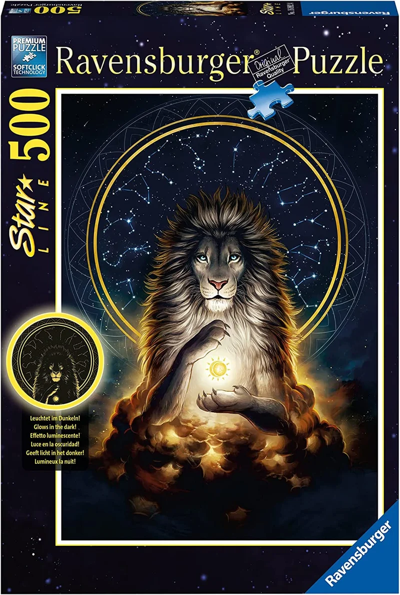 Ravensburger Shining Lion (500pcs) (Glow-in-Dark)