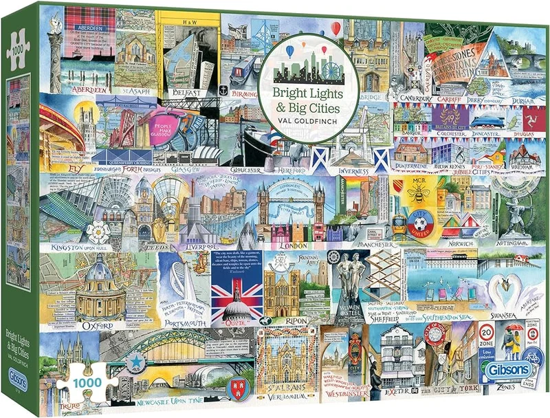 Bright Lights & Big Cities, Val Goldfinch (1000pcs)