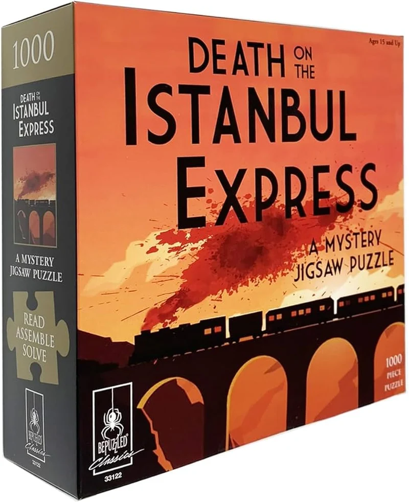 Classic Murder Mystery Puzzle - Death on the Instanbul Express (1000pcs)
