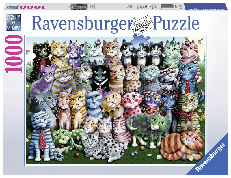PFG Ravensburger Cat Family Reunion (Usage/Used - PUZZLES FOR GOOD)