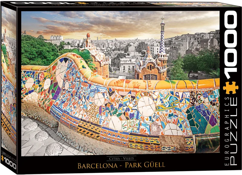 PFG City Collection - Barcelona Park Güell (Usage/Used - PUZZLES FOR GOOD)