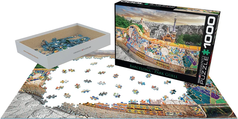 PFG City Collection - Barcelona Park Güell (Usage/Used - PUZZLES FOR GOOD)