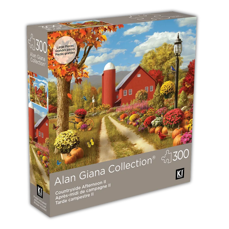 PFG Countryside Afternoon II, Alan Giana (300pcs) (Usage/Used - PUZZLES FOR GOOD)