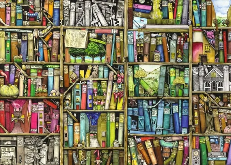 Ravensburger Bizarre Bookshop, Colin Thompson (1000pcs)