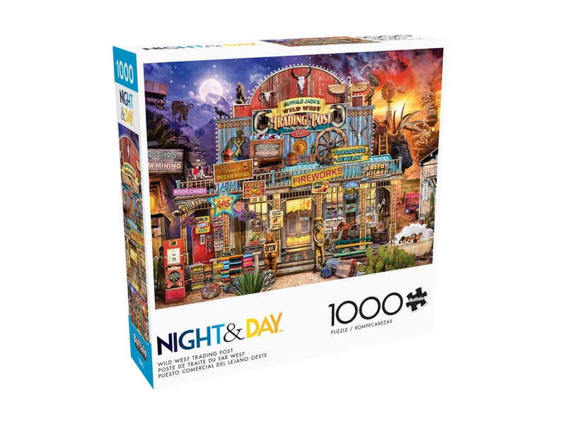 DMG Night & Day - Wild West Trading Post (1000pcs) (DAMAGED BOX)