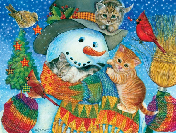 PFG Snowman Cuddles, Amy Rosenberg (Usage/Used - PUZZLES FOR GOOD)