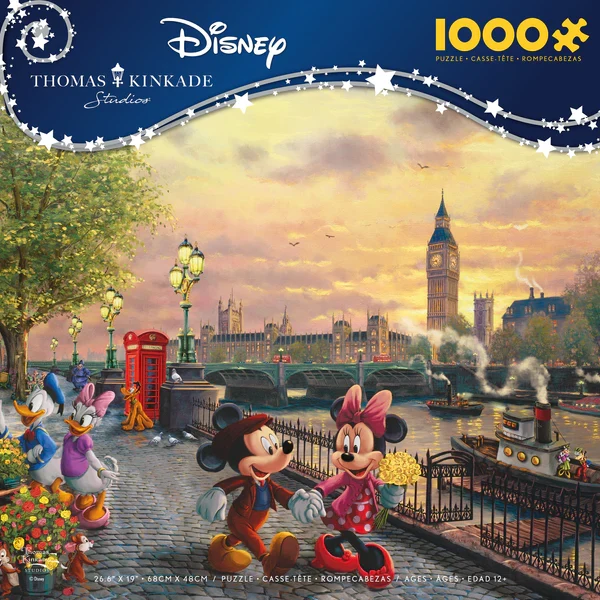 Disney - Mickey & Minnie in London, Thomas Kinkade (1000pcs)