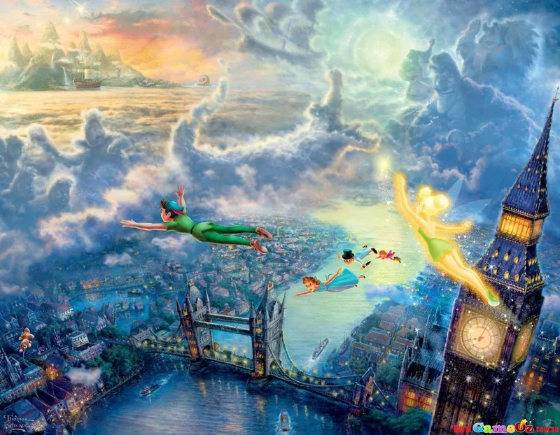 PFG Thomas Kinkade Disney Collection - Multipack (4x500pcs) (Usage/Used - PUZZLES FOR GOOD)