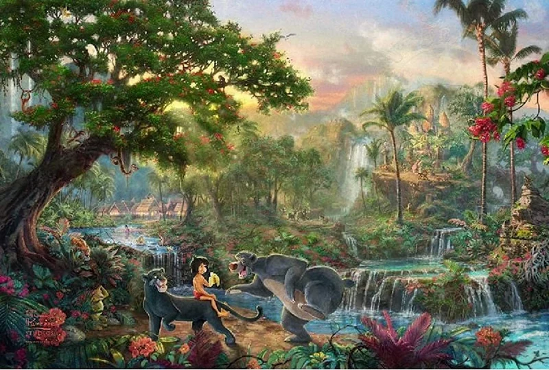PFG Thomas Kinkade Disney Collection - Multipack (4x500pcs) (Usage/Used - PUZZLES FOR GOOD)