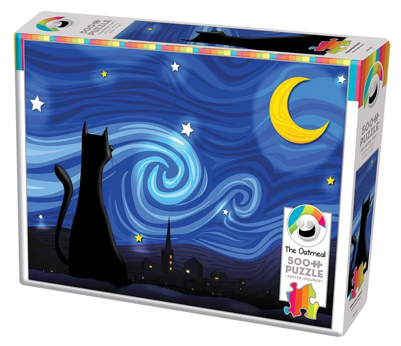 PFG Mrowwy Night - The Oatmeal (Usage/used - PUZZLES FOR GOOD)
