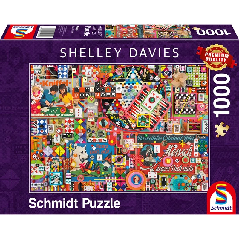 PFG Vintage Board Games, Shelley Davies (Usage/Used - PUZZLES FOR GOOD)