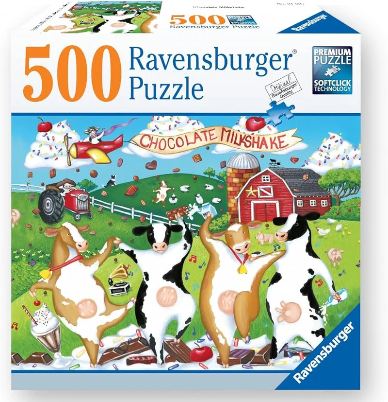 PFG Ravensburger Chocolate Milkshake (500pcs) (Usage/Used - PUZZLES FOR GOOD)
