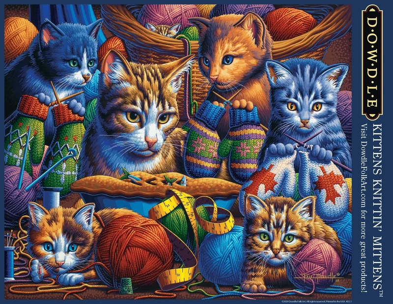 Dowdle Kittens Knittin' Mittens (300pcs)
