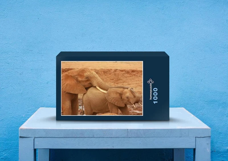 80809 Natur - Elefanten Puzzle