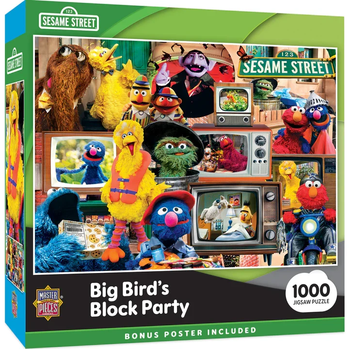 Sesame Street - Big Bird's Block Party (1000pcs)