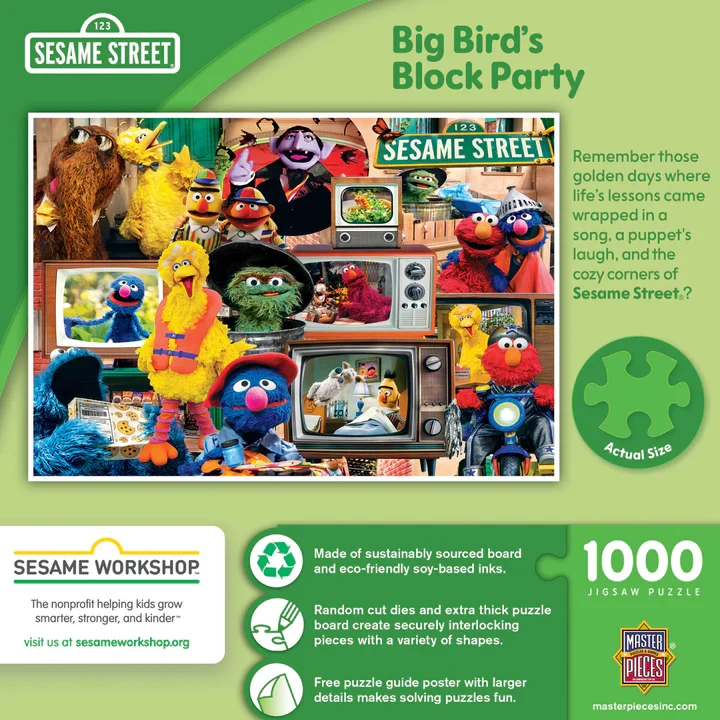 Sesame Street - Big Bird's Block Party (1000pcs)