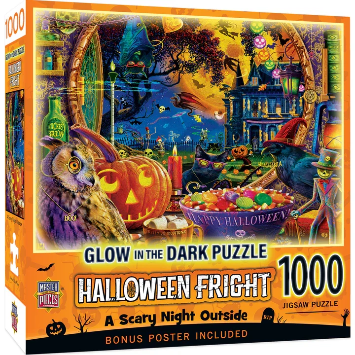 A Scary Night Outside Glow (1000pcs) (Glow in the Dark)