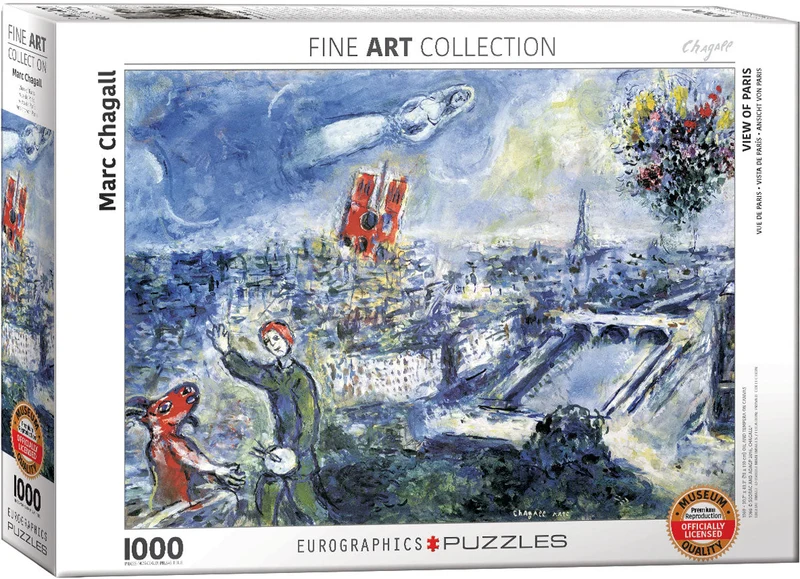 PFG View of Paris (Le Bouquet de Paris), Marc Chagall (Usage/Used - PUZZLES FOR GOOD)