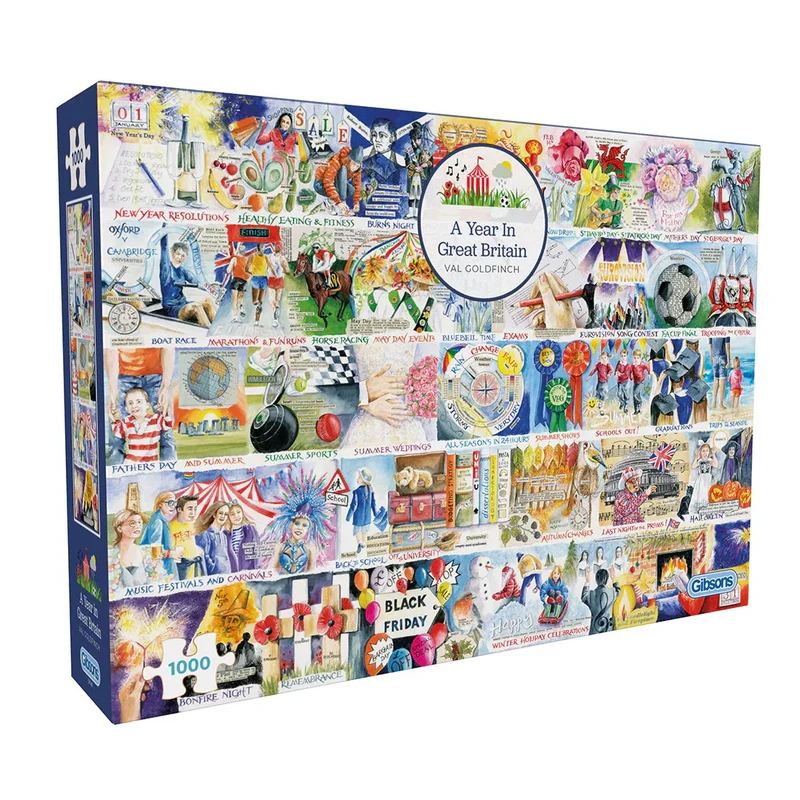 DMG A Year in Great Britain, Val Goldfinch (1000pcs) (DAMAGED BOX)