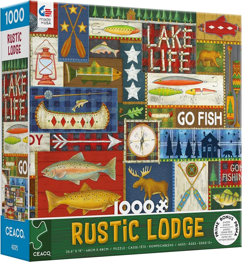 PFG Rustic Lodge - Lake Life (Usage/Used - PUZZLES FOR GOOD)