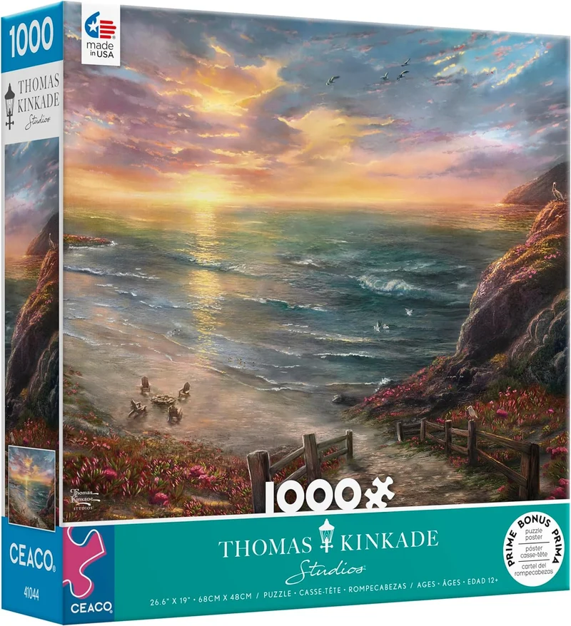 DMG Beachside Gathering, Thomas Kinkade (1000pcs) (DAMAGED BOX)
