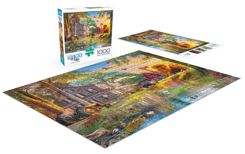 PFG Country Life: Sunset at the Farm (Usage/Used - PUZZLES FOR GOOD)
