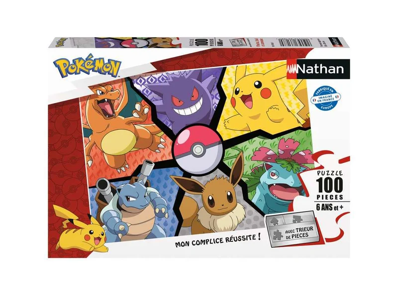 Pikachu, Evee and Company / Pikachu, Evoli ey Compagnie (100pcs)