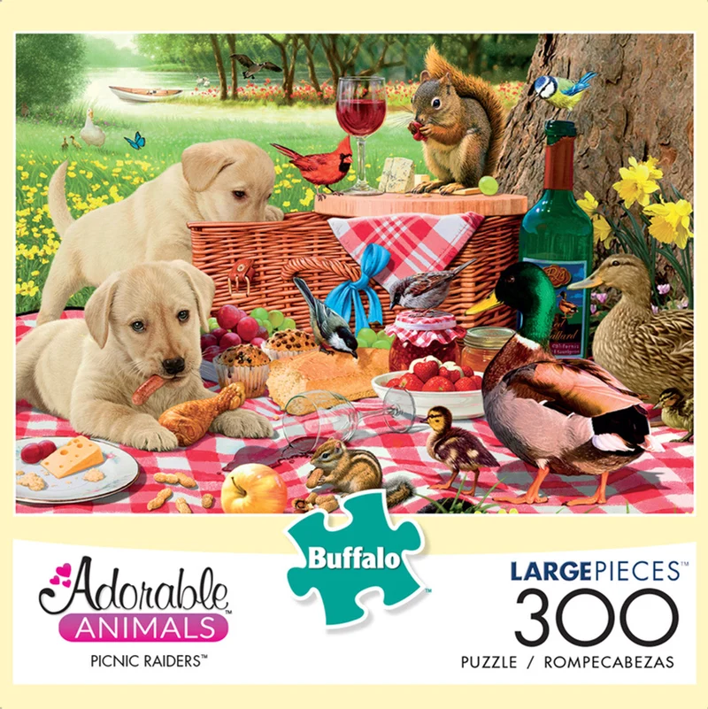 DMG Adorable Animals - Picnic Raiders (300 Large) (DAMAGED BOX)