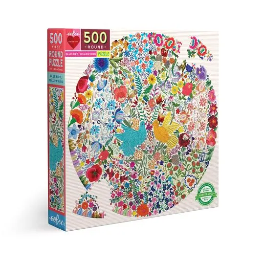 PFG Blue Bird Yellow Bird, Fumiha Tanaka (500pcs) (Usage/used - PUZZLES FOR GOOD)
