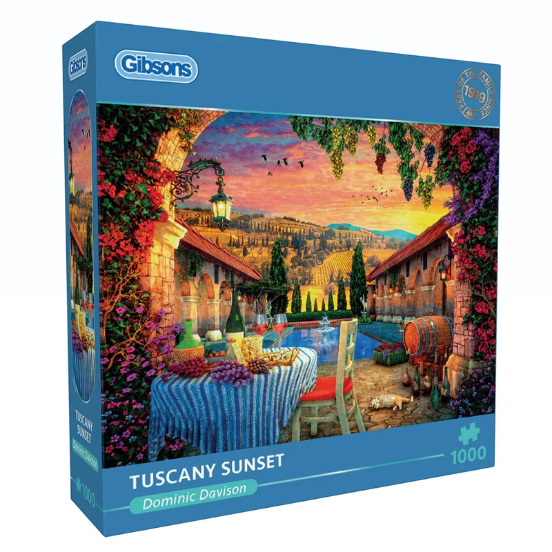 DMG Tuscany Sunset, Dominic Davison (1000pcs) (DAMAGED BOX)