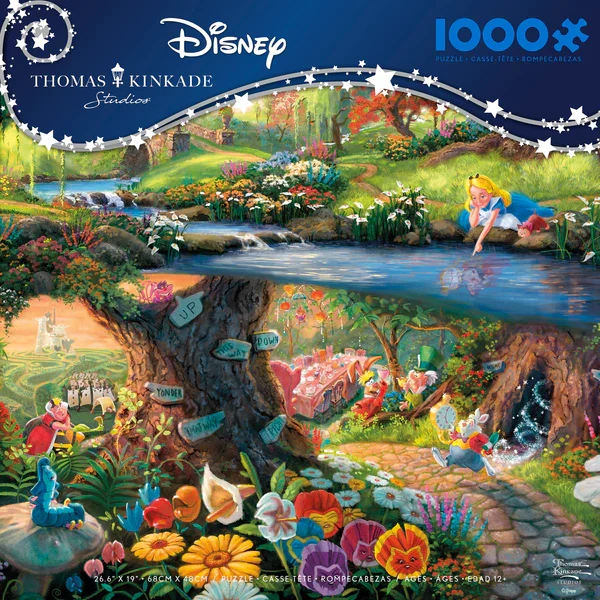 Disney - Alice in Wonderland, Thomas Kinkade (1000pcs)