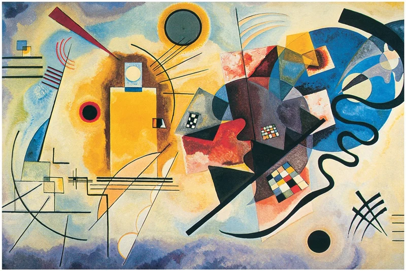 PFG Yellow-Red-Blue (Gelb-Rot-Blau), Wassily Kandinsky (Usage/Used - PUZZLES FOR GOOD)
