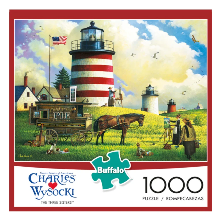 PFG The Three Sisters, Charles Wysocki (Usage/Used - PUZZLES FOR GOOD)