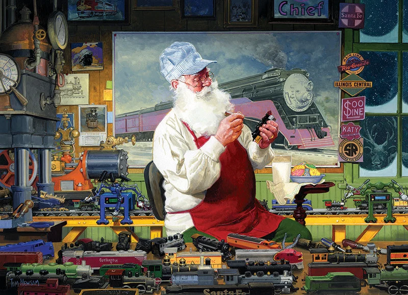 PFG Santa's Hobby, Tom Newsom (Usage/Used - PUZZLES FOR GOOD)