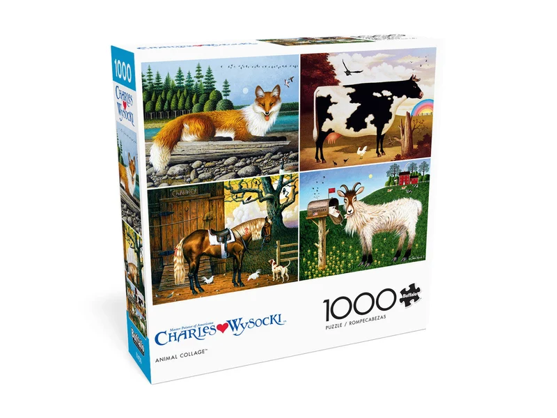 DMG Animal Collage, Charles Wysocki (1000pcs) (DAMAGED BOX)