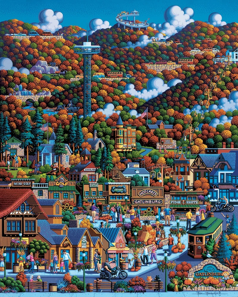 DMG Smoky Mountains (500pcs) (DAMAGED BOX)